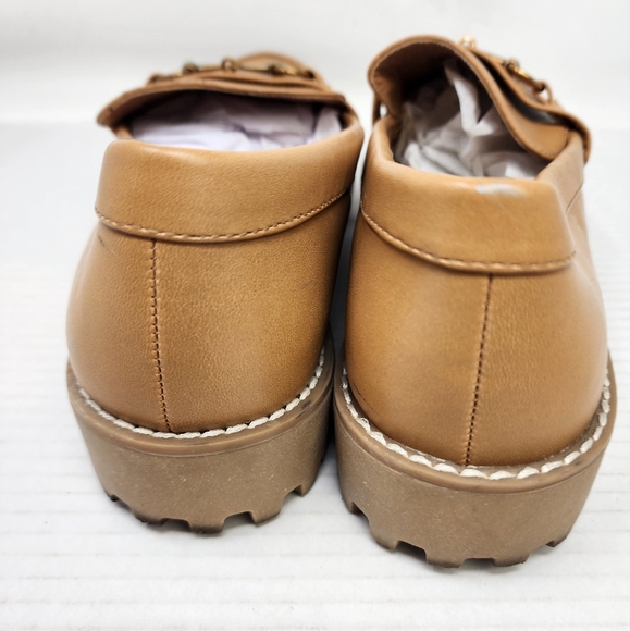 A New Day Brown Tan Loafers Flats Size 10 - Picture 4 of 7